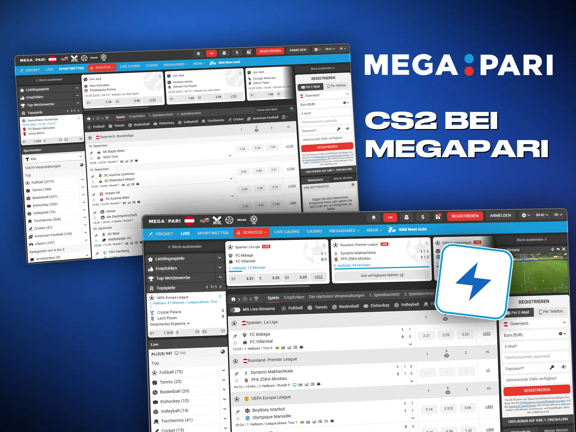 Megapari öffnet Märkte auf die großen CS2-Turniere