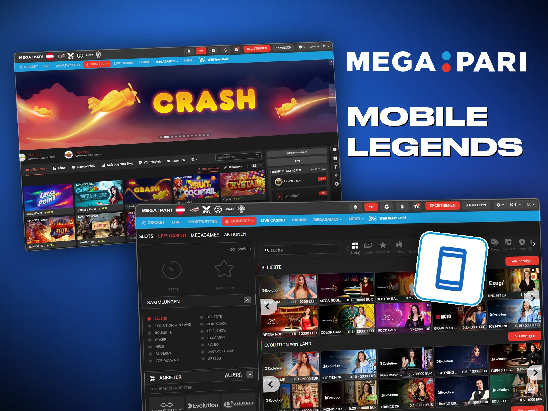 Mobile-Legends-Events wie MPL und die M-Serie sind bei Megapari offen