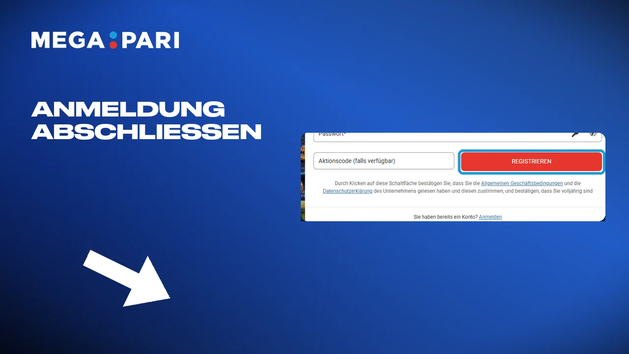 Nach der Anmeldung greift der Code bei der ersten Einzahlung