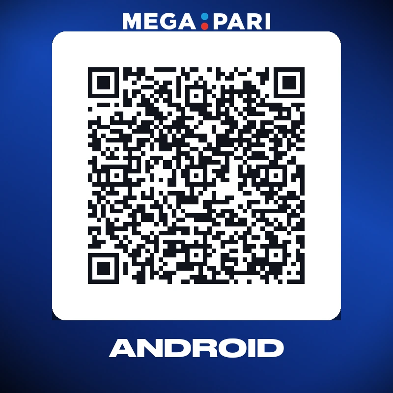 QR-Code scannen und die Megapari App für Android laden